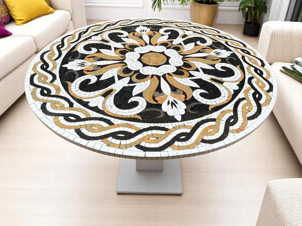 Handicraft Marble Top Coffee Table Perfect for Your Home